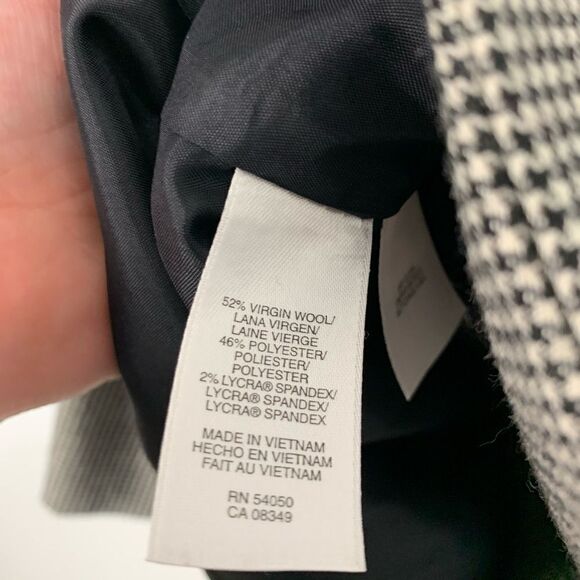 Jones New York Collection Blk/Wht Pattern Blazer - Picture 9 of 9